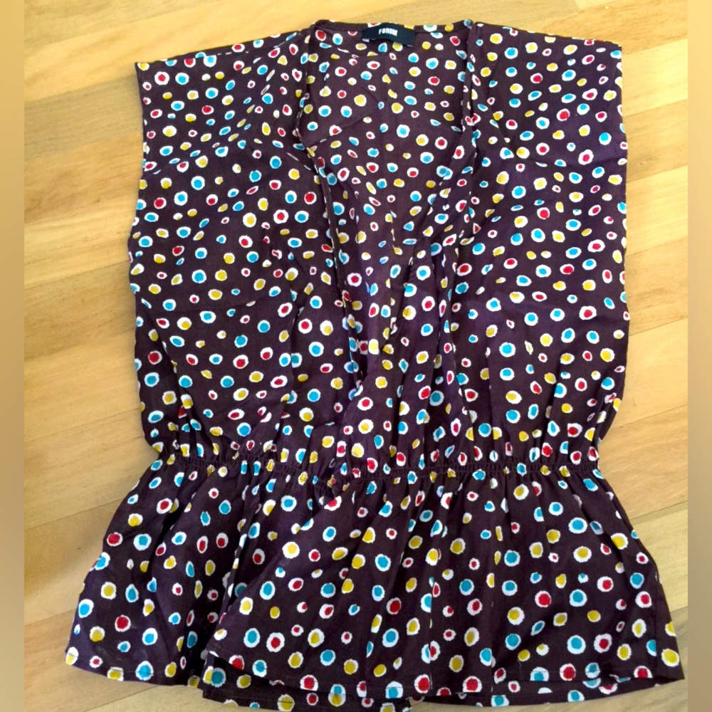 Forum colorful vest women’s Small